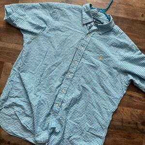 Polo by Ralph Lauren Light Blue Checkered Shirt